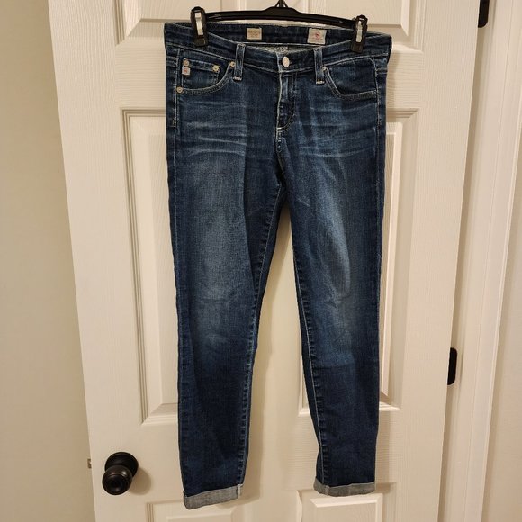 Ag Adriano Goldschmied Stilt Roll-up Cigarette Jean Size 27 - Picture 2 of 8